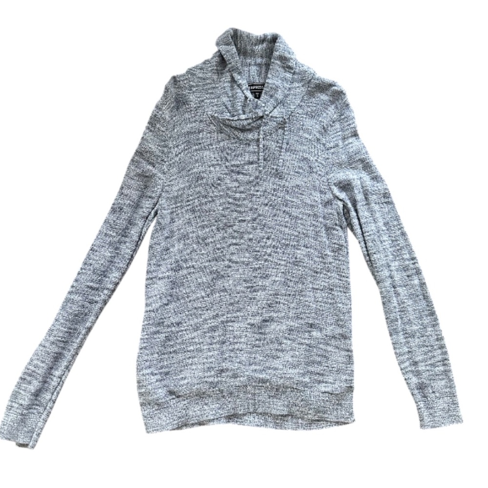 Express Men's Gray Mock Sweater Size M